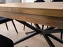 Hanah Home Mesa de Comedor Extensible Marrón